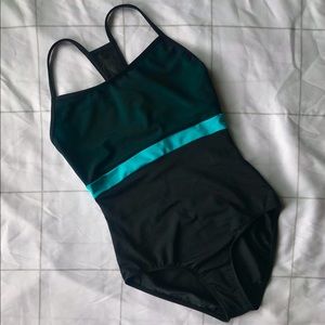 Like New Mariia Mesh Overlay Leotard size M